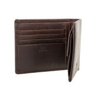 JOOP! mens wallet - Loreto Ninos Billfold mh10, genuine leather, 9,5x12x2cm (HxWxD) Brown
