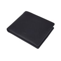 JOOP! mens wallet - Loreto Ninos Billfold mh10, genuine leather, 9,5x12x2cm (HxWxD) Black