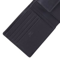 JOOP! mens wallet - Loreto Ninos Billfold mh10, genuine leather, 9,5x12x2cm (HxWxD) Black
