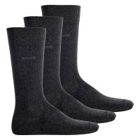 BOSS Herren Socken, 6er Pack - Finest Soft Cotton, Threepack RS Uni CC Schwarz/Dunkelgrau 43-46