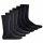 BOSS Herren Socken, 6er Pack - Finest Soft Cotton, Threepack RS Uni CC Schwarz/Dunkelgrau 43-46