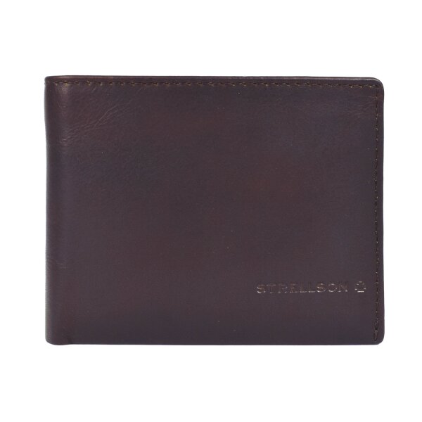 Strellson Herren Geldbörse - Brick Lane Jaden Billfold sh8, 9x11x2cm (HxBxT) Dunkelbraun