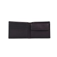Strellson mens wallet - Brick Lane Jaden Billfold sh8, 9x11x2cm (HxWxD) Dark brown