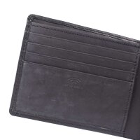 Strellson mens wallet - Brick Lane Jaden Billfold sh8, 9x11x2cm (HxWxD) Black