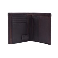 Strellson Herren Geldbörse - Brick Lane Jorge Billfold lv8, 13x10x2cm (HxBxT) Dunkelbraun