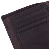 Strellson Herren Geldbörse - Brick Lane Jorge Billfold lv8, 13x10x2cm (HxBxT) Dunkelbraun