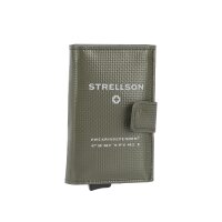 Strellson Herren Geldbörse - E-Cage Stockwell 2.0 C-Four E-Cage sv8, 10x6,5x3cm (HxBxT) Grün