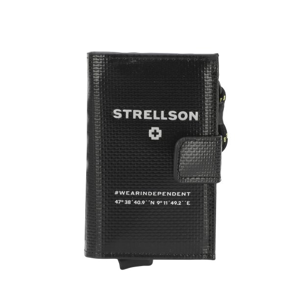 Strellson mens wallet - E-Cage Stockwell 2.0 C-Four E-Cage sv8, 10x6,5x3cm (HxWxD) Black