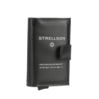 Strellson Herren Geldbörse - E-Cage Stockwell 2.0 C-Four E-Cage sv8, 10x6,5x3cm (HxBxT) Schwarz