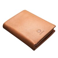 Strellson mens wallet, genuine leather - Blackwall Jorge Billfold V8, 10x13x2cm (HxWxD) Brown