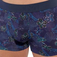 HOM Herren Boxershorts - Boxer Briefs Maldives, Unterhose, gemustert Blau S
