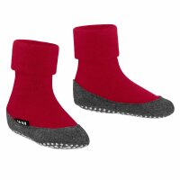 FALKE Kids slippers - Cosyshoe, slippers, anti-slip, virgin wool Light red 33-34
