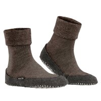 FALKE Unisex Slippers - Cosyshoe SO CP, Anti-slip, solid Colour Brown 39-40 (UK 5.5-6.5)