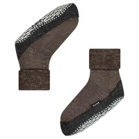 FALKE Unisex Slippers - Cosyshoe SO CP, Anti-slip, solid Colour Brown 39-40 (UK 5.5-6.5)