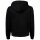 EMPORIO ARMANI Ladies Sweat Jacket - ICONIC TERRY, Zipper, Hood, Cotton Mix Black XS (X-Small)