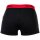 EMPORIO ARMANI Herren Trunks, 3er Pack - PURE COTTON, Boxershorts, uni/gemustert Rot/Schwarz M