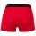 EMPORIO ARMANI mens trunks, 3-pack - PURE COTTON, boxer shorts, plain/patterned Red/black M (Medium)