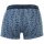 EMPORIO ARMANI Herren Trunks, 3er Pack - PURE COTTON, Boxershorts, uni/gemustert Marine/Blau M