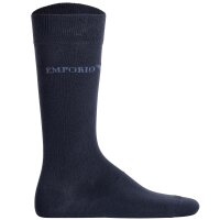 EMPORIO ARMANI Herren Socken, 3er Pack - CASUAL COTTON, Kurzsocken, One Size Marine 40-45