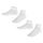 FALKE childrens sneaker socks, 2-pack - Happy, short socks, single-coloured White 23-26