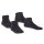 FALKE childrens sneaker socks, 2-pack - Happy, short socks, single-coloured Black 23-26