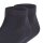FALKE childrens sneaker socks, 2-pack - Happy, short socks, single-coloured Black 23-26