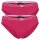 EMPORIO ARMANI Womens briefs, 2-pack - ESSENTIAL STUDS LOGO, Briefs, Cotton Stretch Pink S (Small)