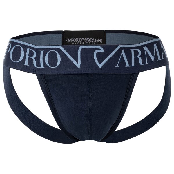 EMPORIO ARMANI Mens Jockstrap - MEGALOGO, Jocks, Tanga Briefs, Stretch Cotton