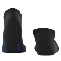 FALKE Unisex Sneakersocken - Keep Warm, Kurzsocken, einfarbig Schwarz 46-48