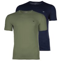 EMPORIO ARMANI Herren T-Shirt, 2er Pack - ENDURANCE, Rundhals, Regular Fit, Stretch Cotton