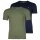EMPORIO ARMANI Herren T-Shirt, 2er Pack - ENDURANCE, Rundhals, Regular Fit, Stretch Cotton