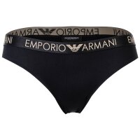EMPORIO ARMANI womens briefs, 2-pack - ICONIC MICROFIBER, briefs, microfibre stretch Black XS (X-Small)