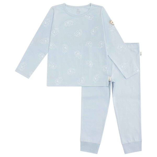 Steiff Childrens pyjamas 2-piece - nightwear, pyjamas, set, long, print Blue 104