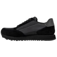 A|X ARMANI EXCHANGE Mens trainer - Sneaker, Low, Retro, Logo, Leather/Textile Black EU 44 (UK 10)