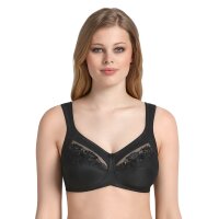 Anita (Since 1886) Damen BH - Safina, Entlastungs-BH, Cup-Größe B, Stickerei, Mikrofaser Schwarz 80B