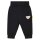Steiff Baby jogging trousers - long, teddy motif, unisex, single-coloured Black 74