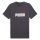 PUMA Mens T-Shirt - ESS+ Essentials 2 Col Logo Tee, round neck, short sleeve, uni Grey (Galactic) S (Small)