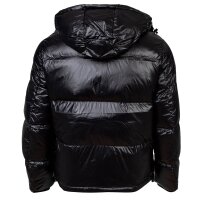 A|X ARMANI EXCHANGE Herren Daunenjacke - Steppjacke mit Kapuze, Reißverschluss Schwarz XL