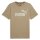 PUMA Herren T-Shirt - ESS Logo Tee, Rundhals, Baumwolle, uni Beige (Oak Branch) S