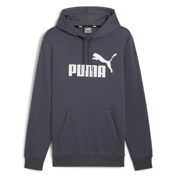 PUMA Herren Hoodie - ESS Big Logo Hoodie FL, Kapuze, Logo Grau (Galactic) M