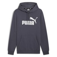 PUMA Mens Hoodie - ESS Big Logo Hoodie FL, Hood, Logo Grey (Galactic) M (Medium)