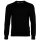 A|X ARMANI EXCHANGE Herren Strickpullover - Schurwolle, Rundhals, Logo, einfarbig Schwarz M