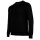 A|X ARMANI EXCHANGE mens knitted jumper - virgin wool, round neck, logo, plain Black M (Medium)
