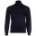 A|X ARMANI EXCHANGE mens knitted jumper - virgin wool, V-neck, logo, plain Blue M (Medium)