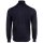A|X ARMANI EXCHANGE mens knitted jumper - virgin wool, V-neck, logo, plain Blue XL (X-Large)