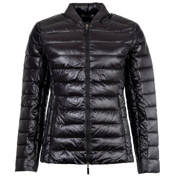 A|X ARMANI EXCHANGE Damen Daunenjacke - Steppjacke, Reißverschluss, Kapuze im Kragen Schwarz L