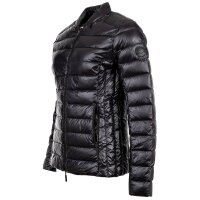 A|X ARMANI EXCHANGE Damen Daunenjacke - Steppjacke, Reißverschluss, Kapuze im Kragen Schwarz L