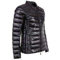 A|X ARMANI EXCHANGE Damen Daunenjacke - Steppjacke, Reißverschluss, Kapuze im Kragen Schwarz L