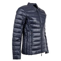 A|X ARMANI EXCHANGE Damen Daunenjacke - Steppjacke, Reißverschluss, Kapuze im Kragen Blau S