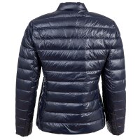 A|X ARMANI EXCHANGE womens down jacket - quilted jacket, zip fastening, hood in collar Blue S (Small)